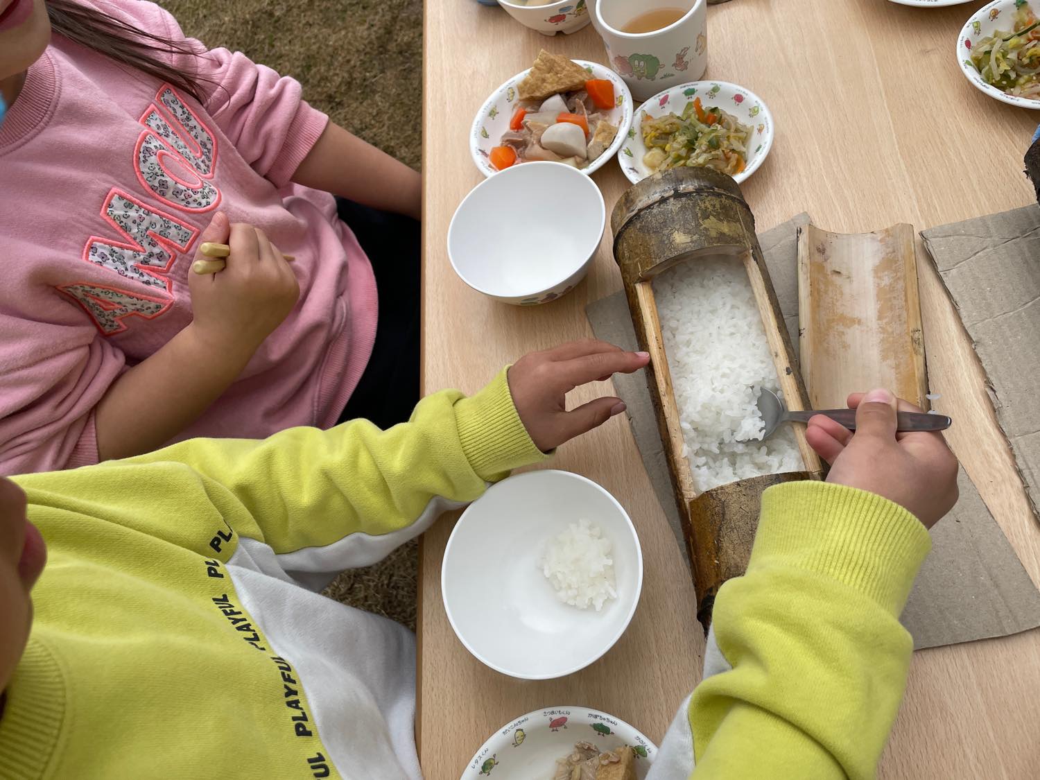 竹の香りがする