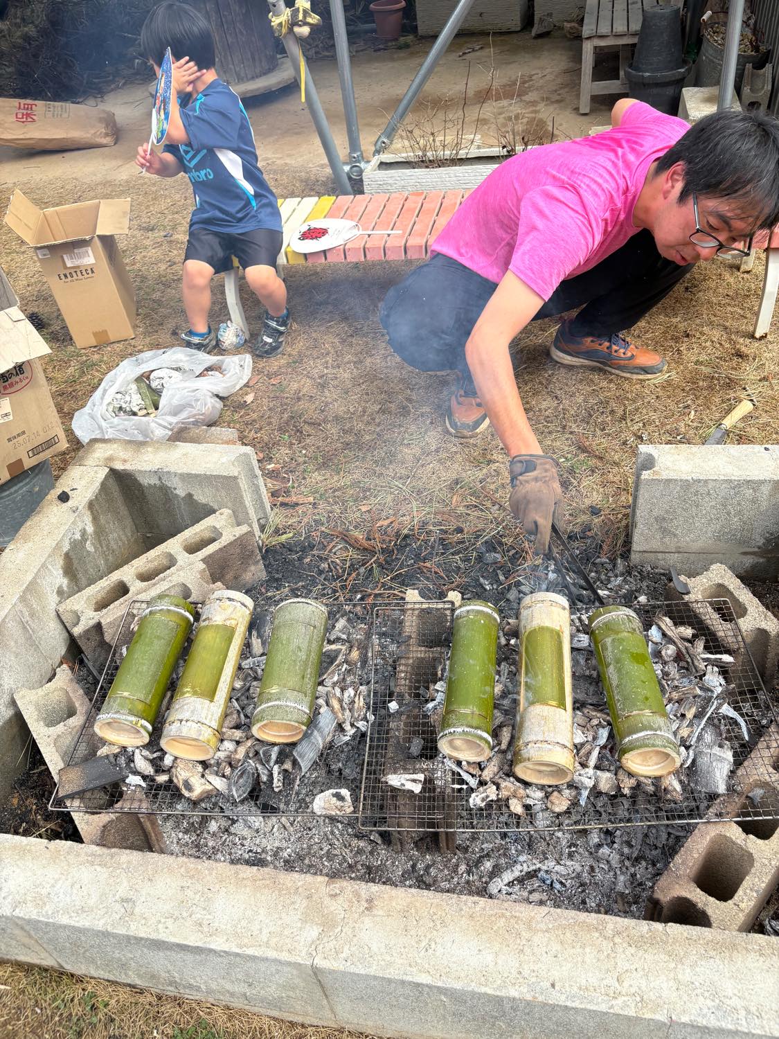 先生の火加減にかかってる!!責任重大!
